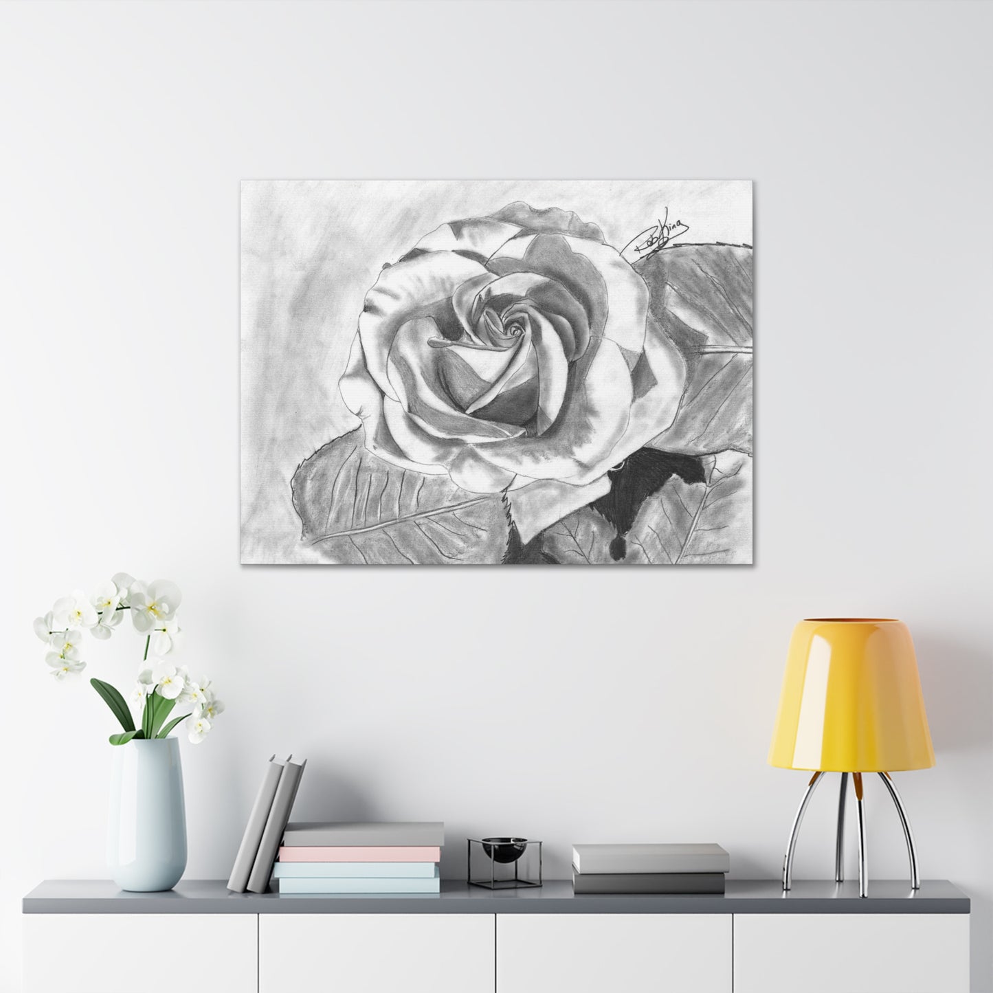 Rose in Bloom - Canvas Gallery Wrap