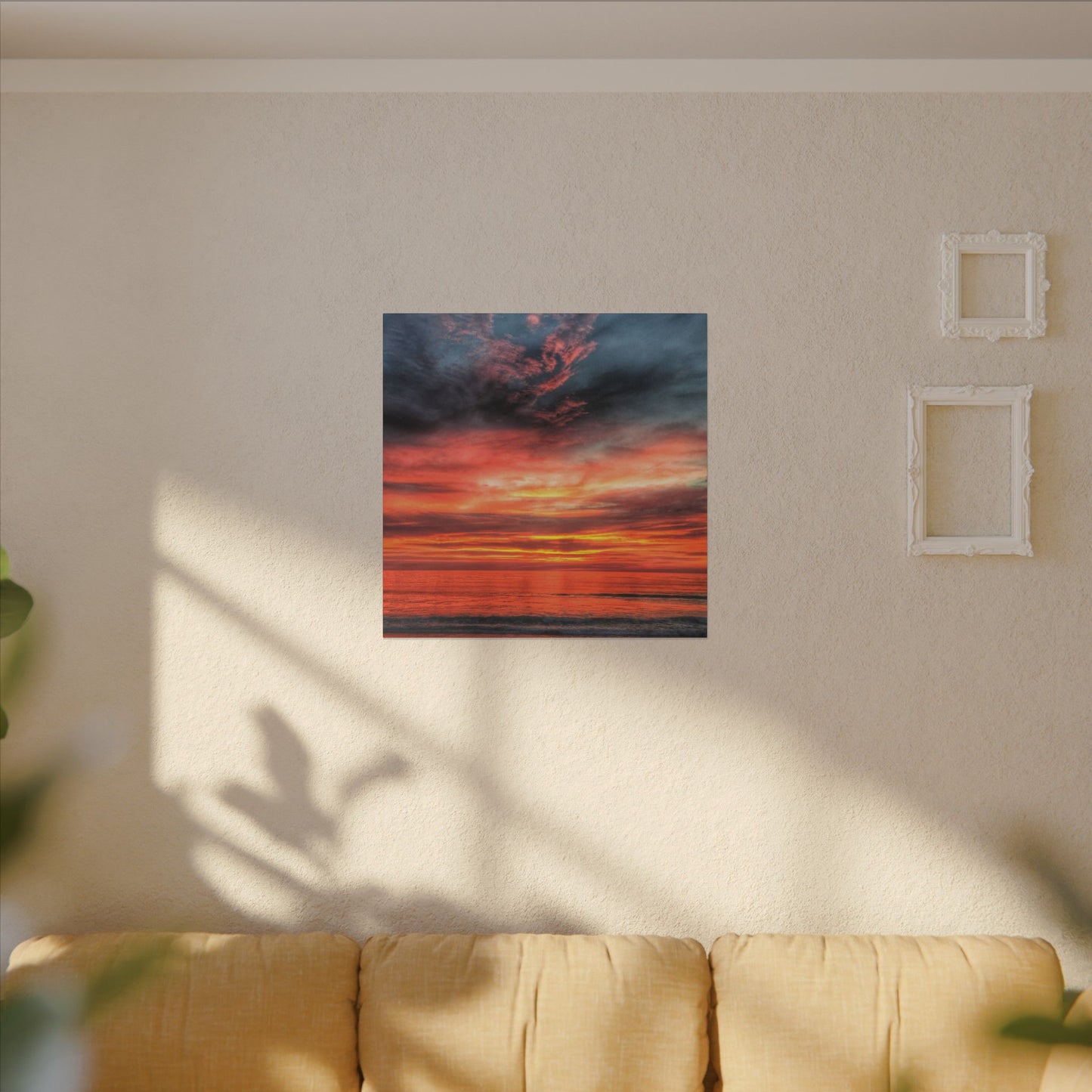 Atlantic Red Sunrise Reflection