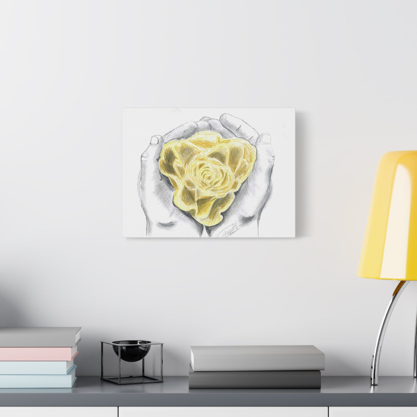 Yellow Rose - Canvas Gallery Wrap