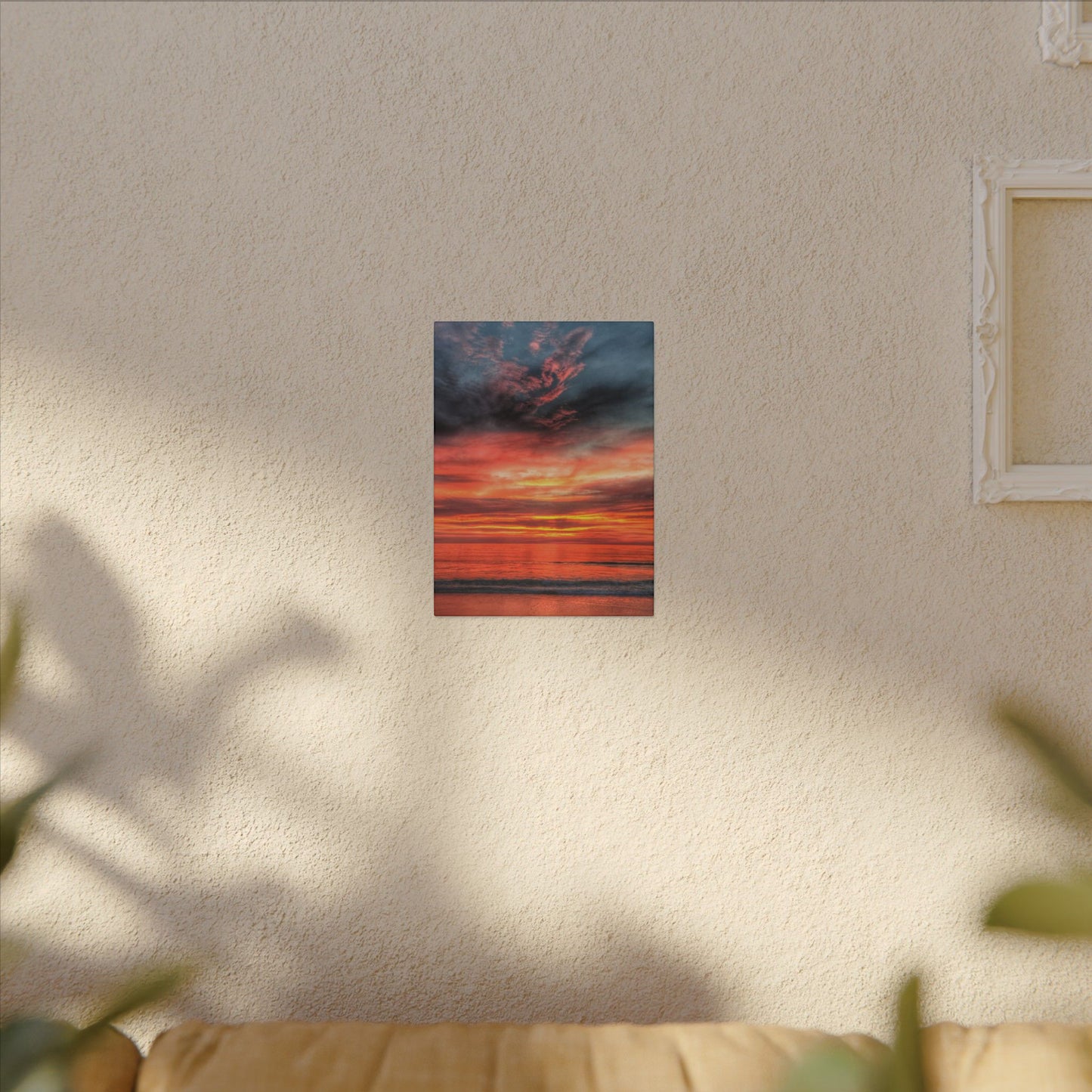 Atlantic Red Sunrise Reflection