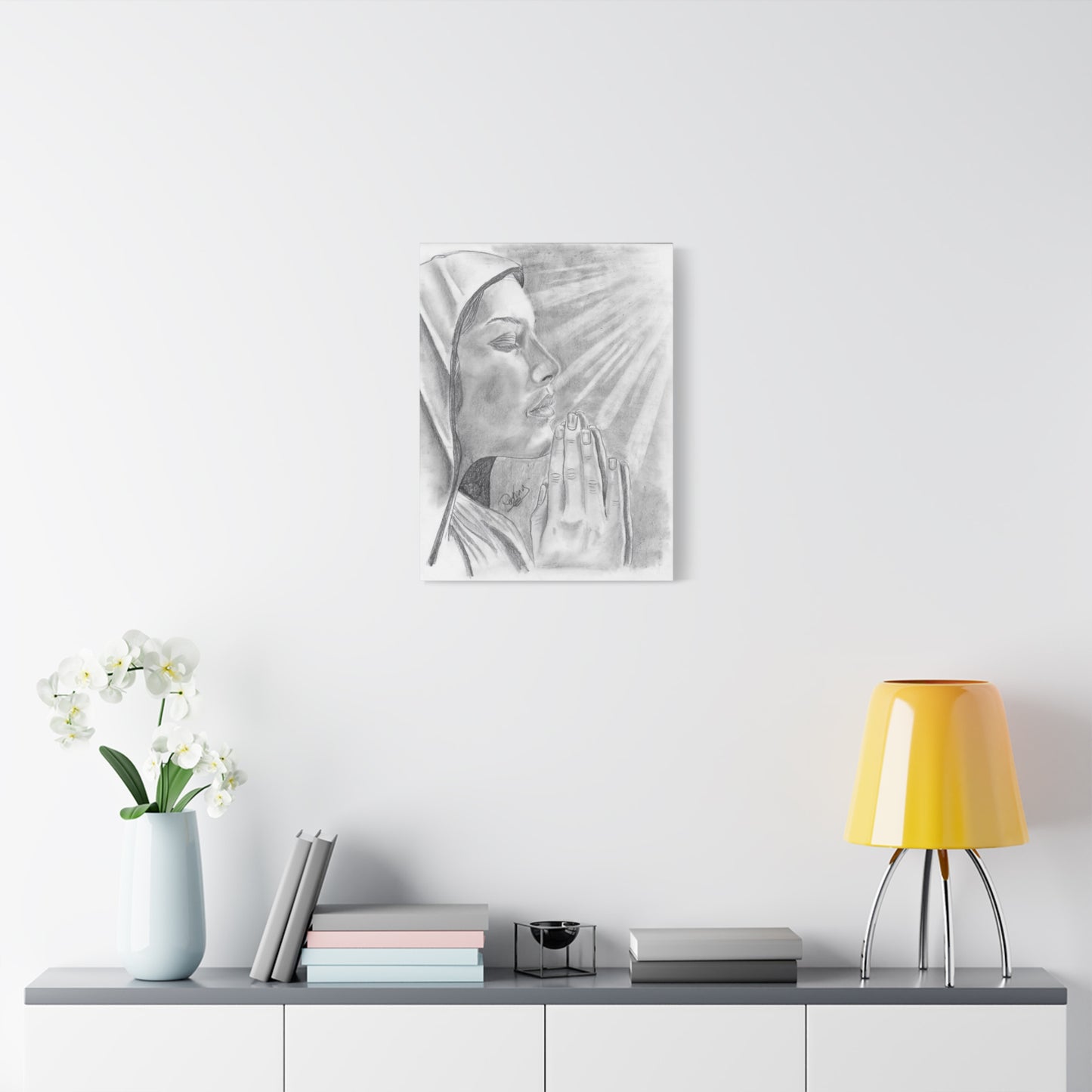 Praying Woman - Canvas Gallery Wraps