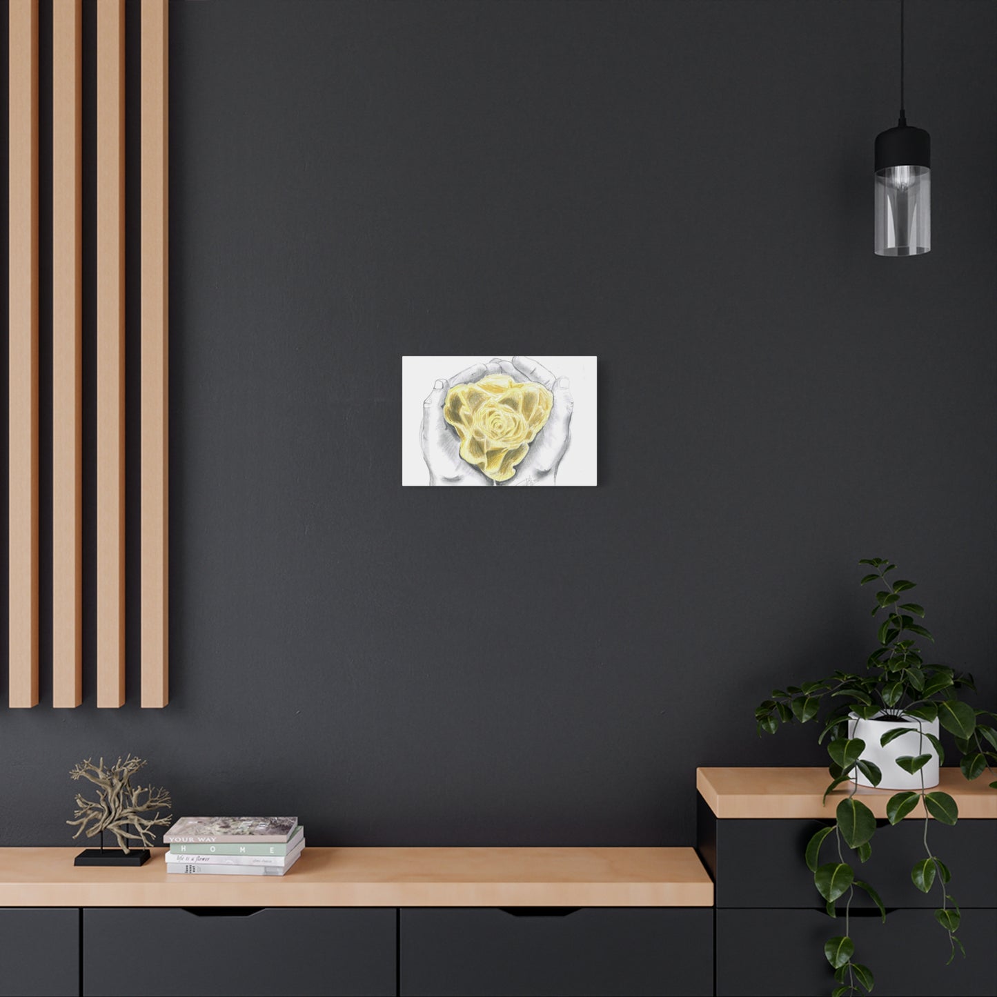 Yellow Rose - Canvas Gallery Wrap