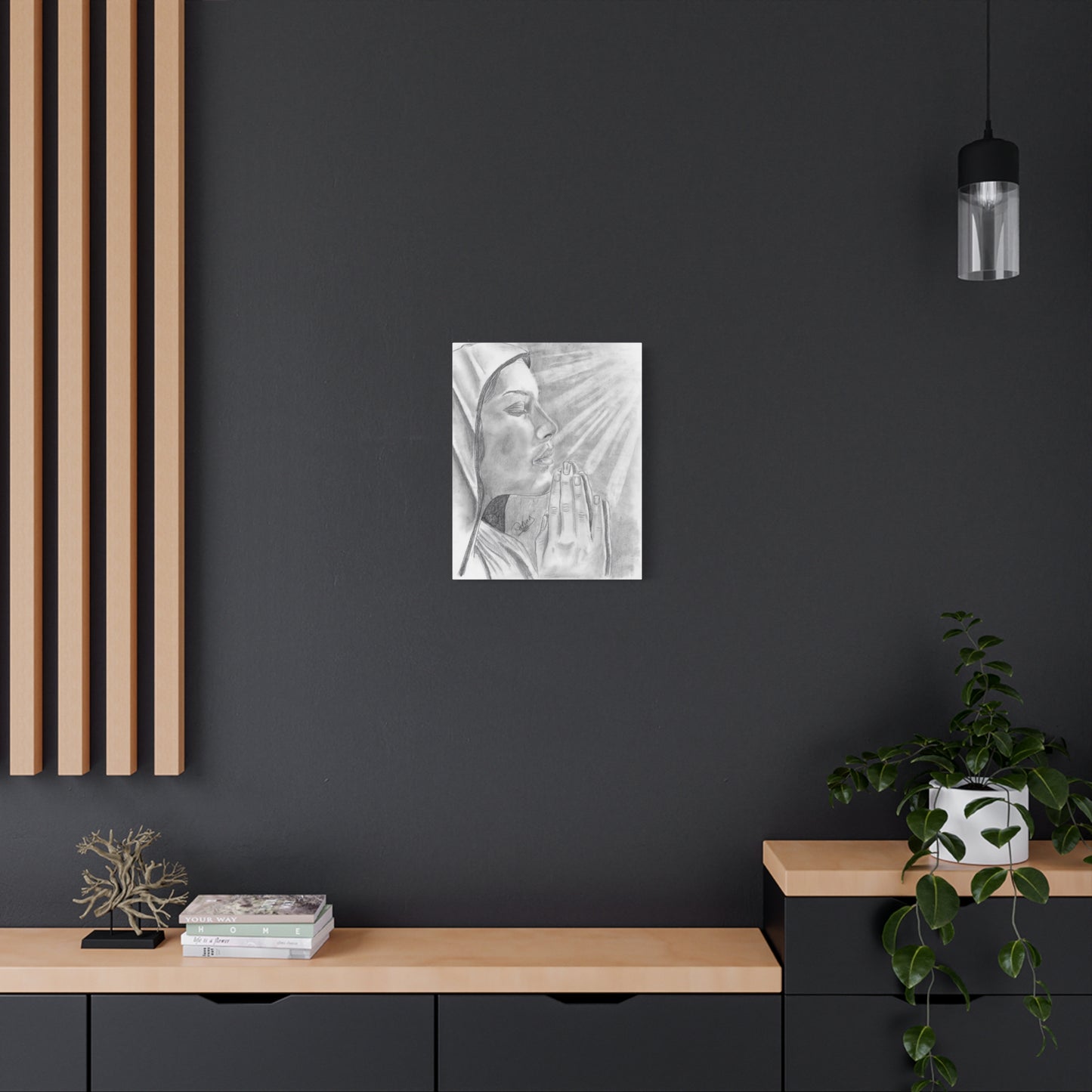 Praying Woman - Canvas Gallery Wraps