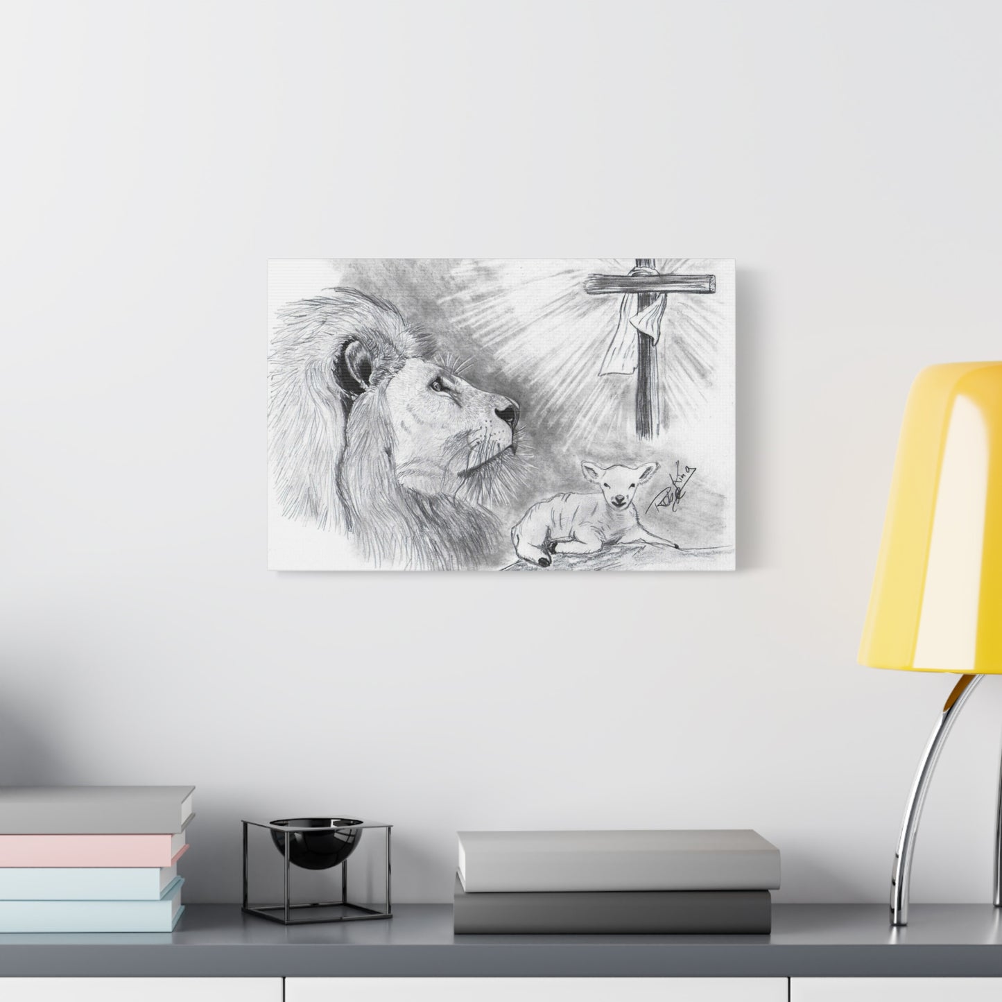 Lion and Lamb - Canvas Gallery Wrap