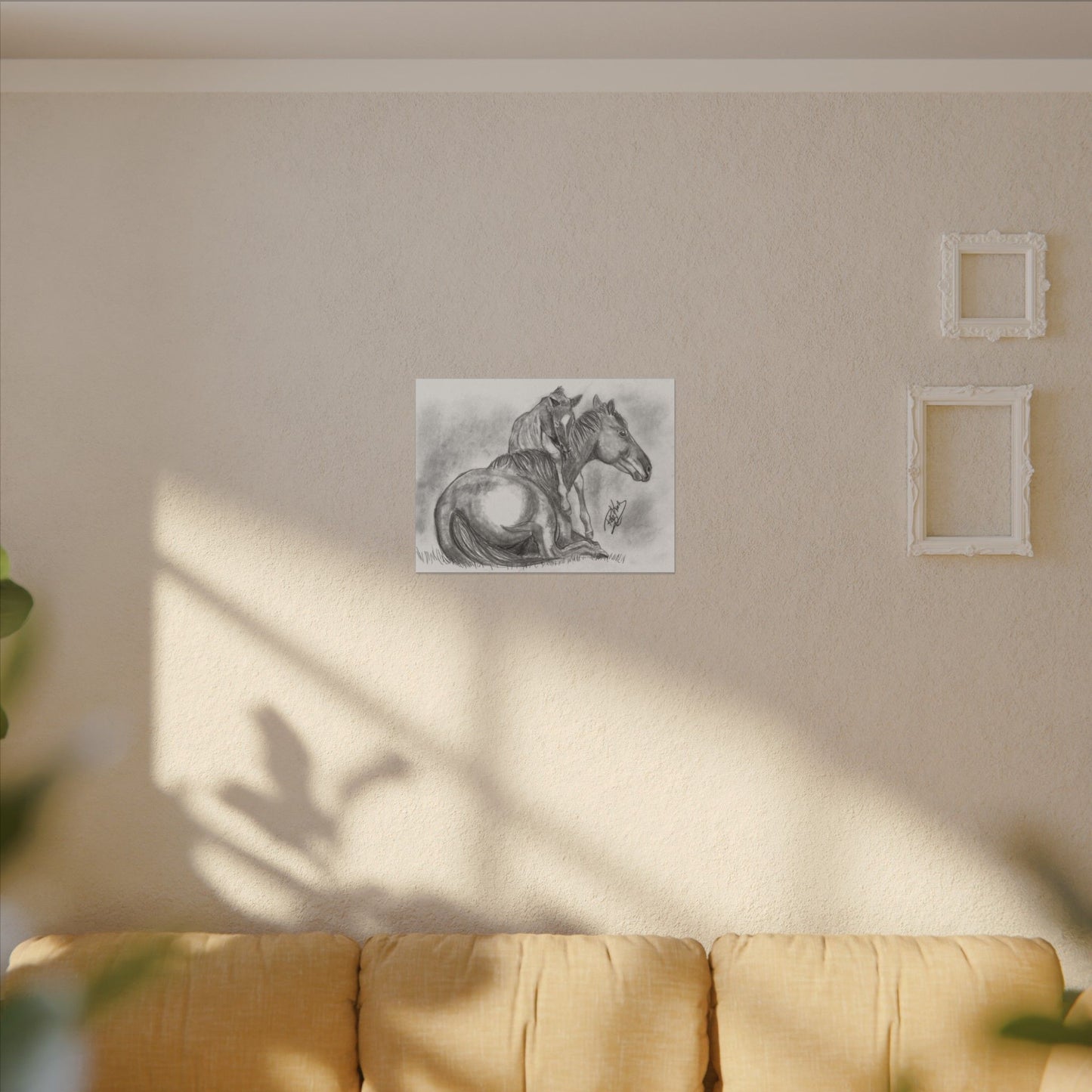 Horse and Foal - Canvas Gallery Wrap