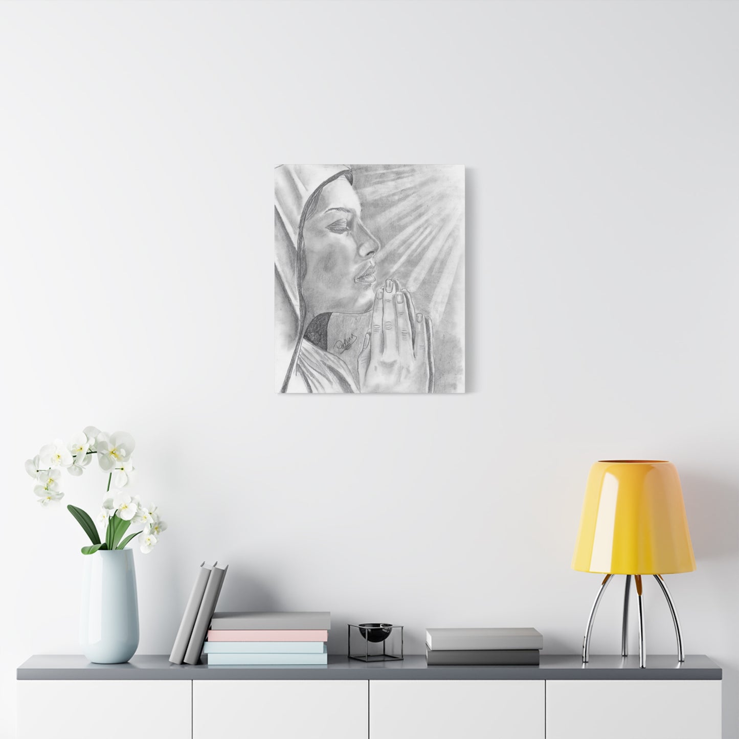 Praying Woman - Canvas Gallery Wraps
