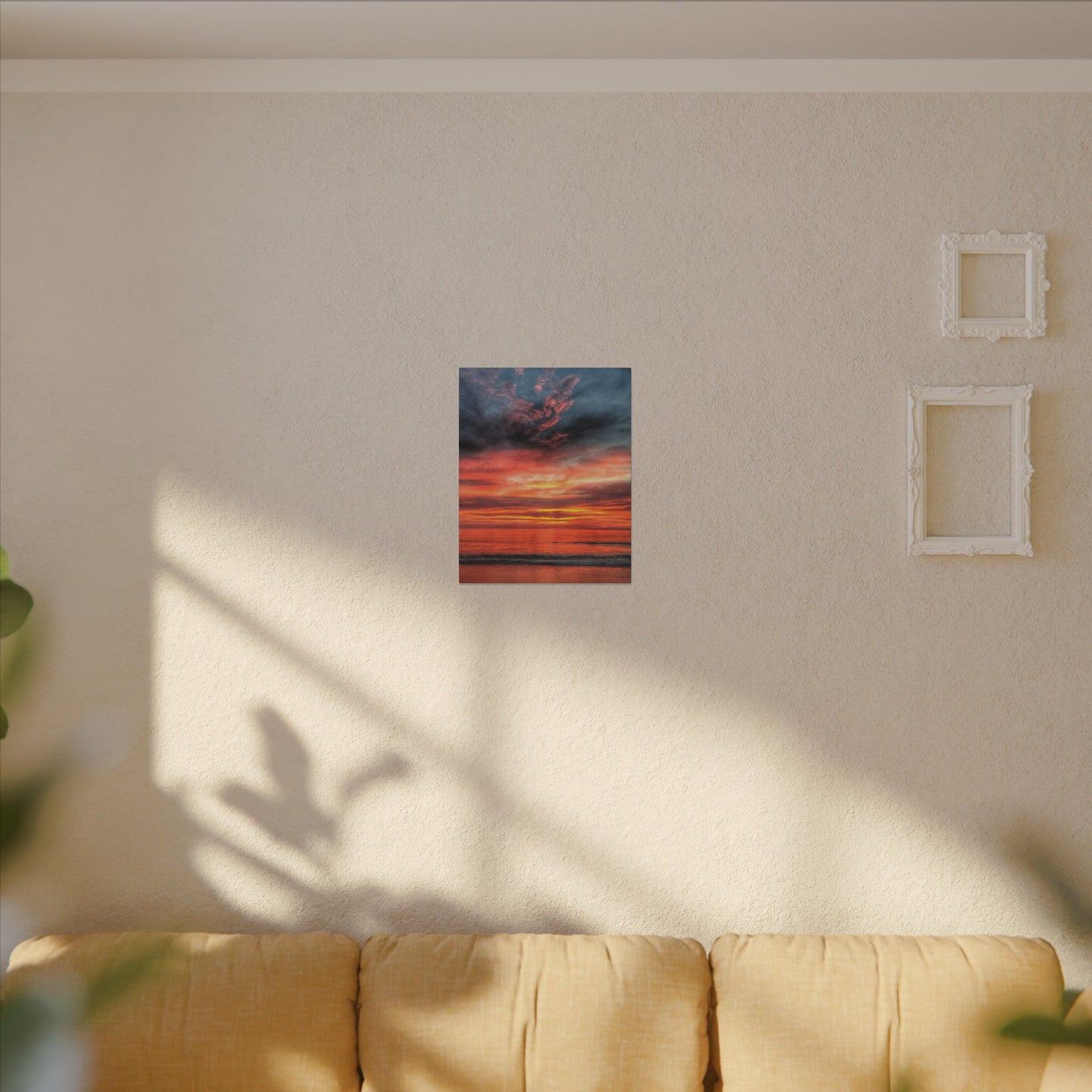 Atlantic Red Sunrise Reflection
