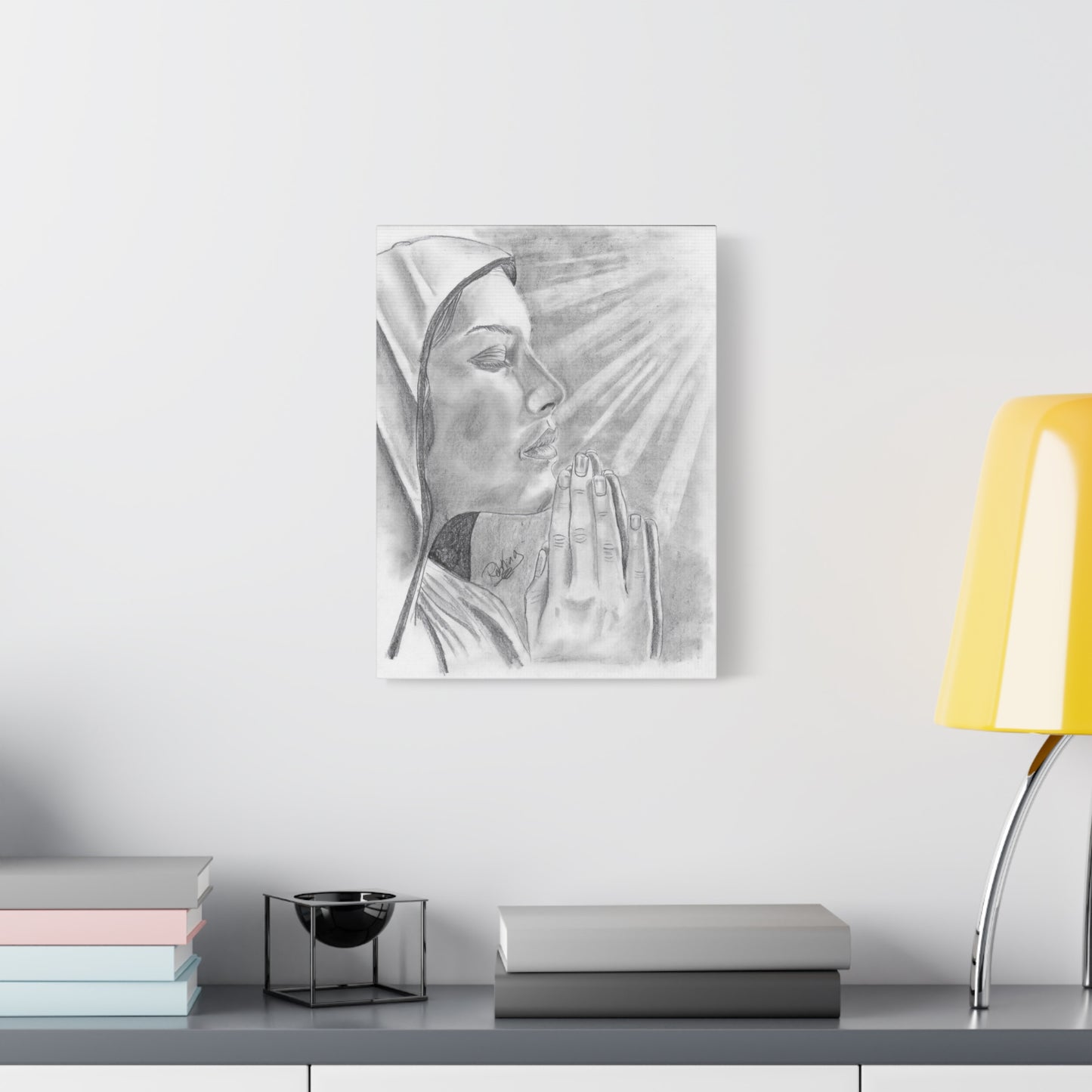 Praying Woman - Canvas Gallery Wraps