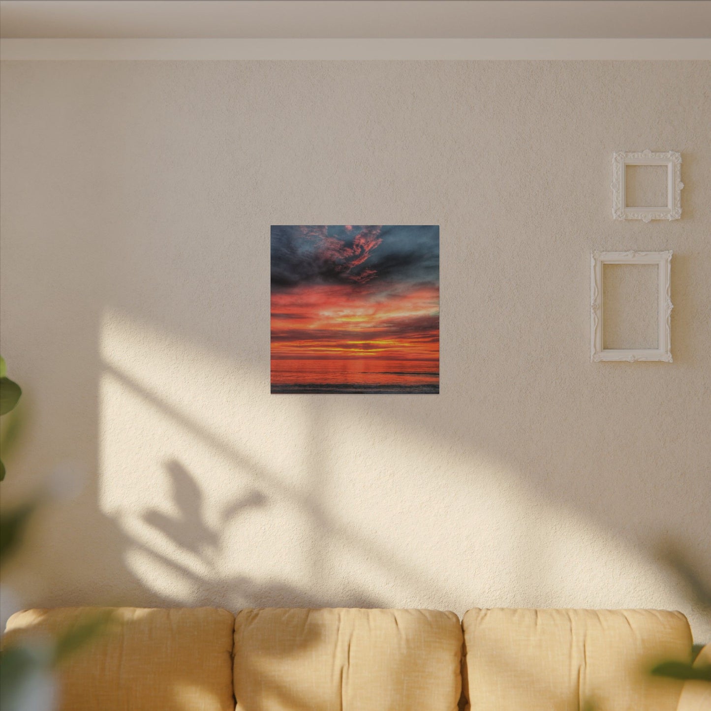 Atlantic Red Sunrise Reflection