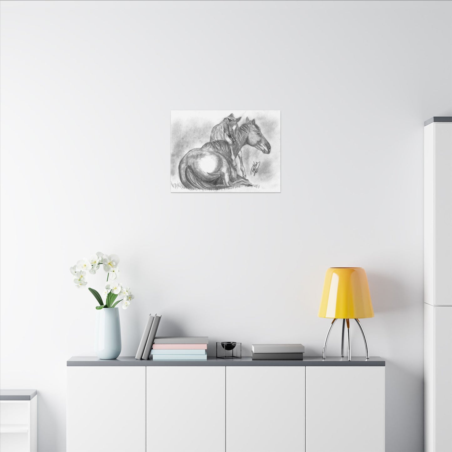Horse and Foal - Canvas Gallery Wrap