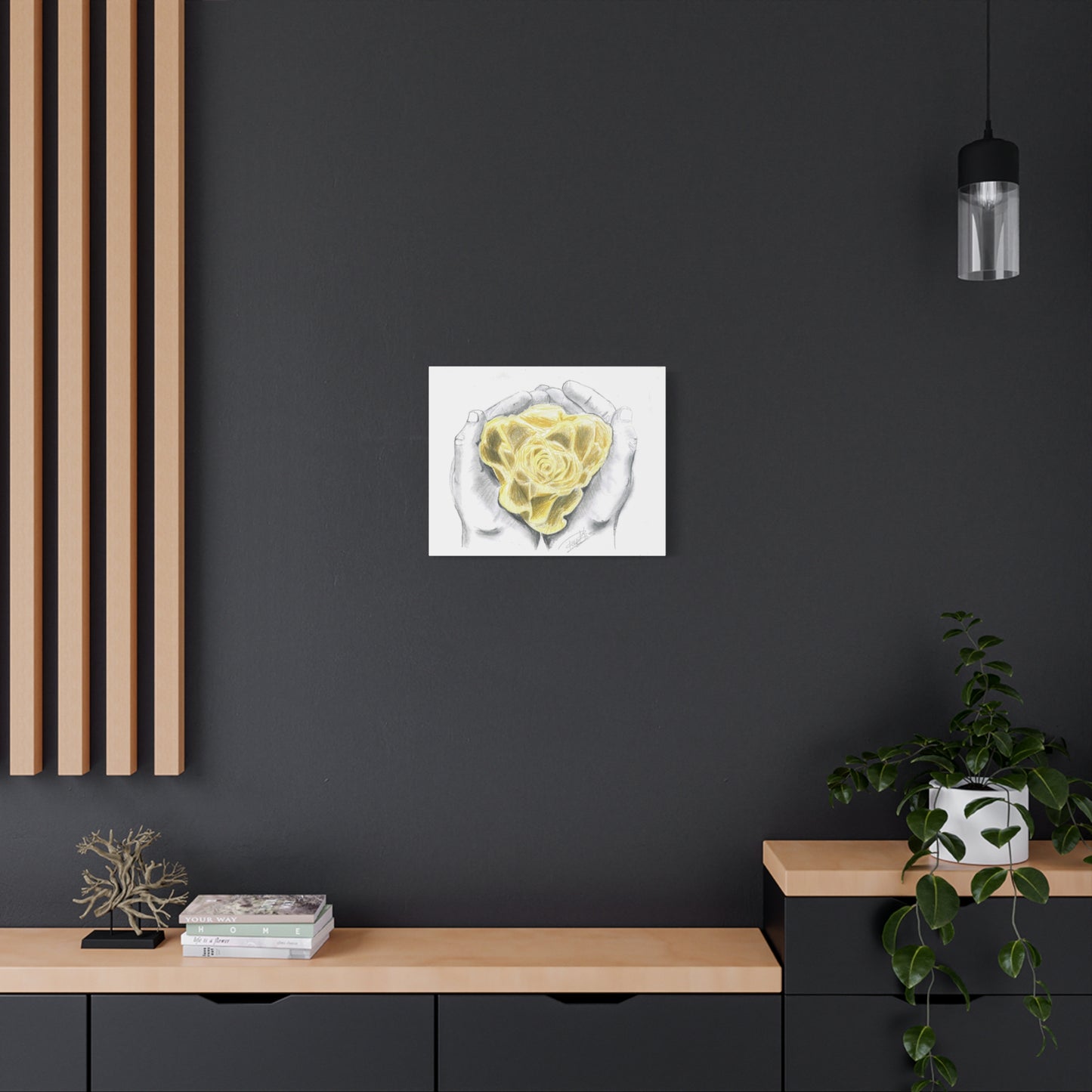 Yellow Rose - Canvas Gallery Wrap