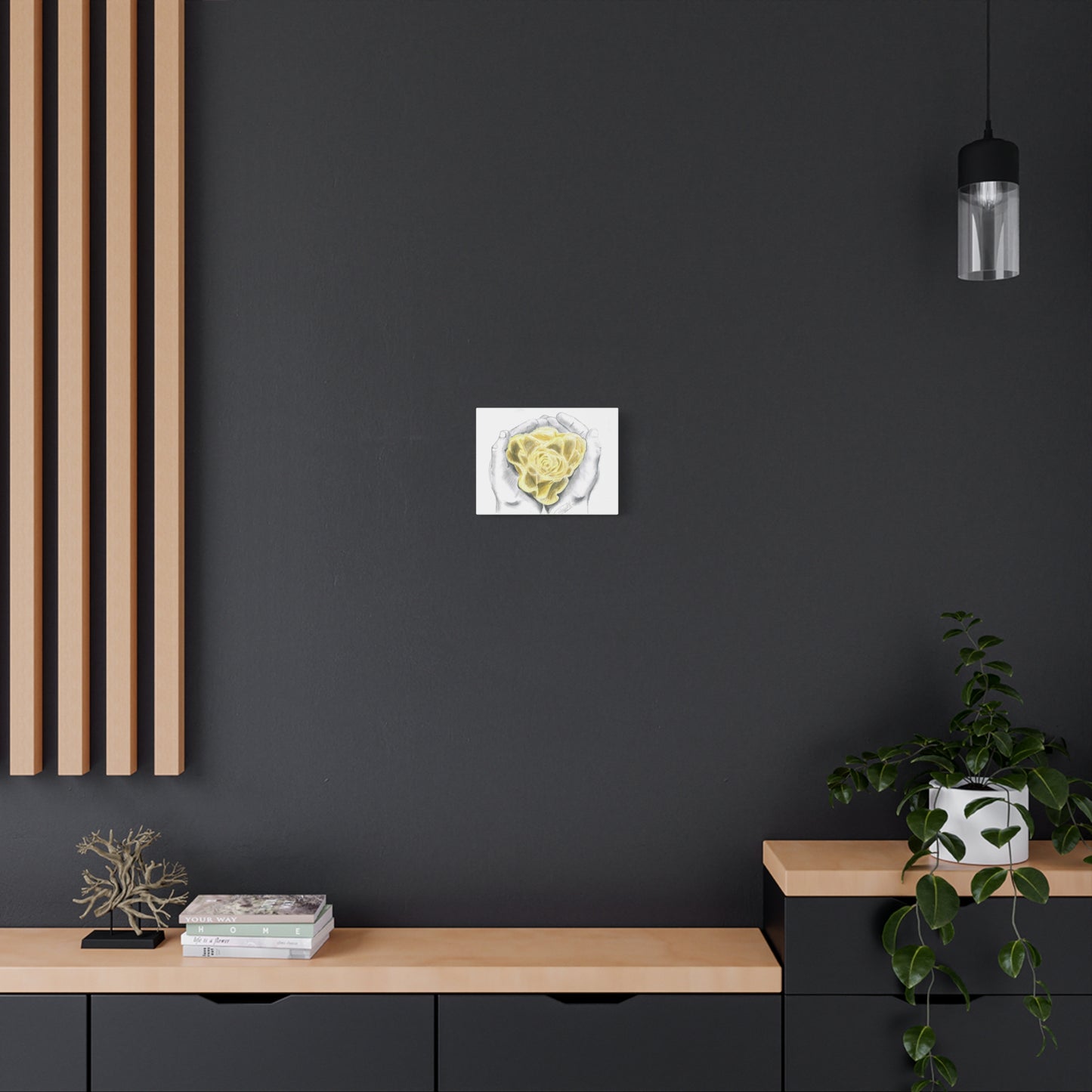 Yellow Rose - Canvas Gallery Wrap