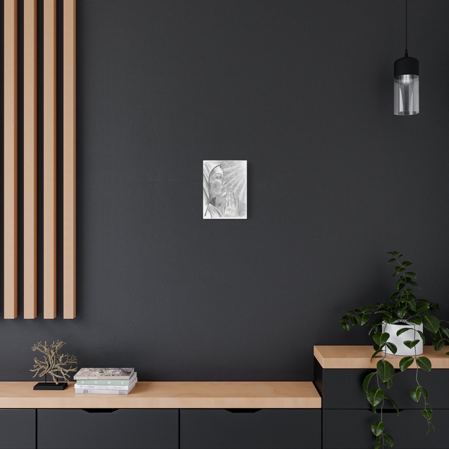 Praying Woman - Canvas Gallery Wraps
