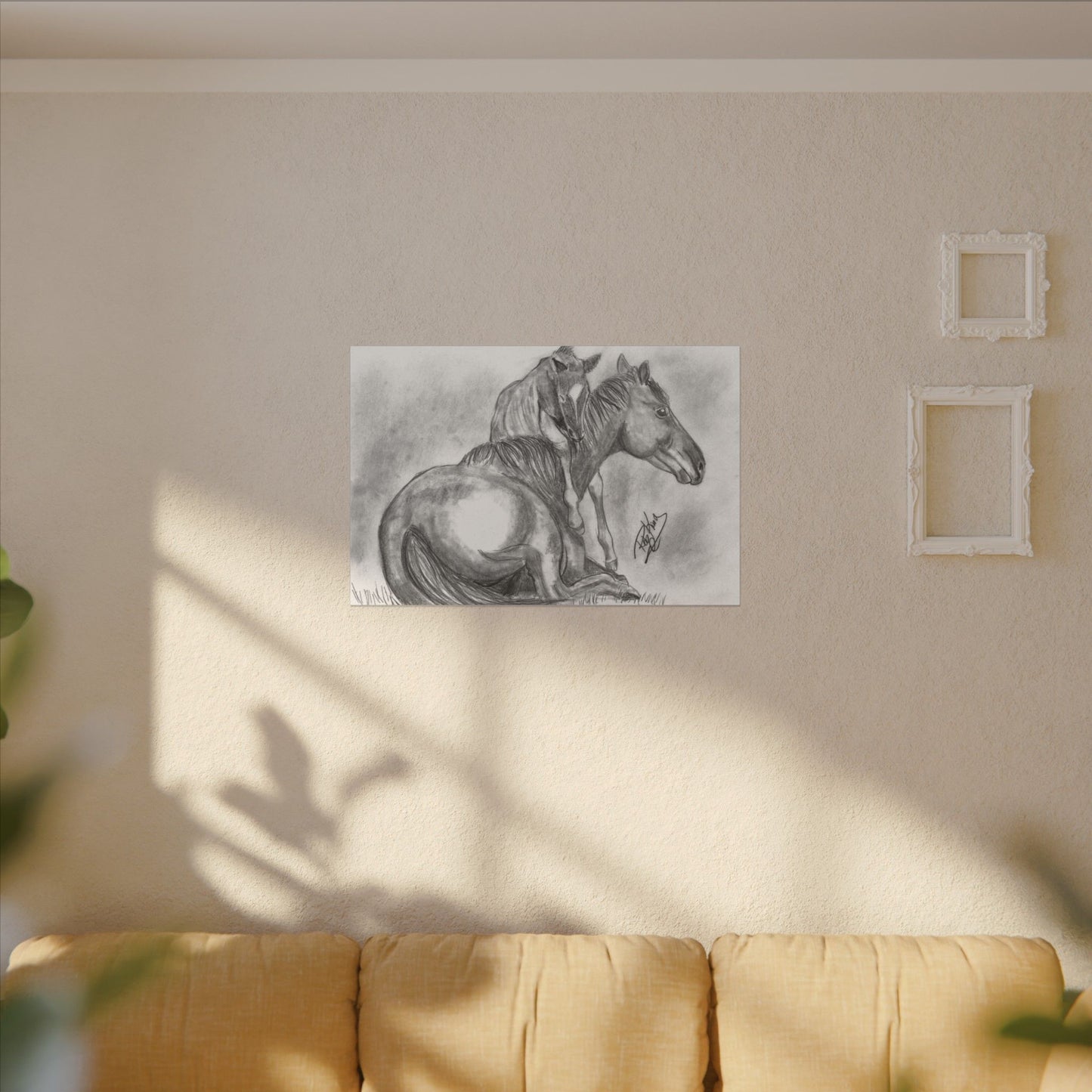 Horse and Foal - Canvas Gallery Wrap