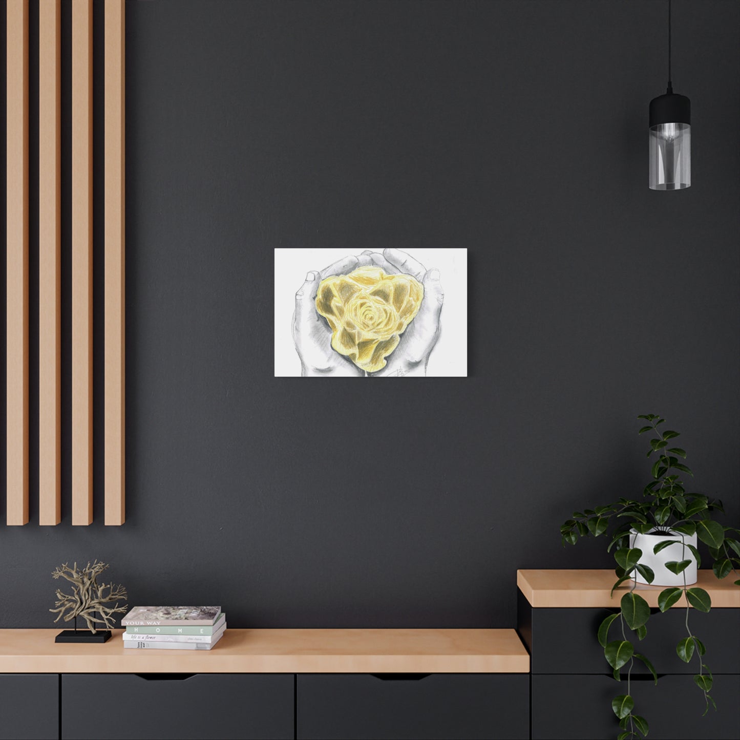 Yellow Rose - Canvas Gallery Wrap