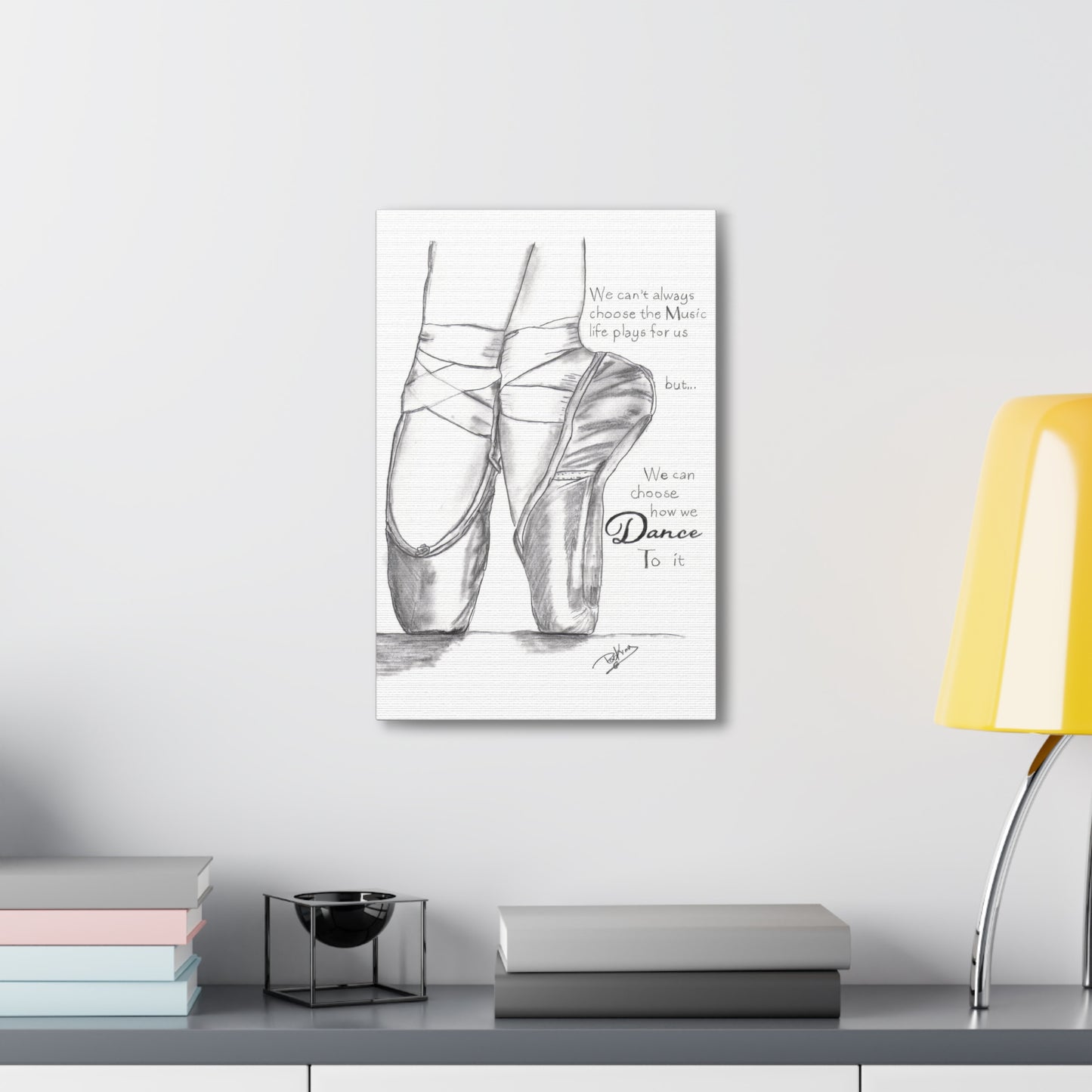 Choose How to Dance - Ballet  - Canvas Gallery Wraps