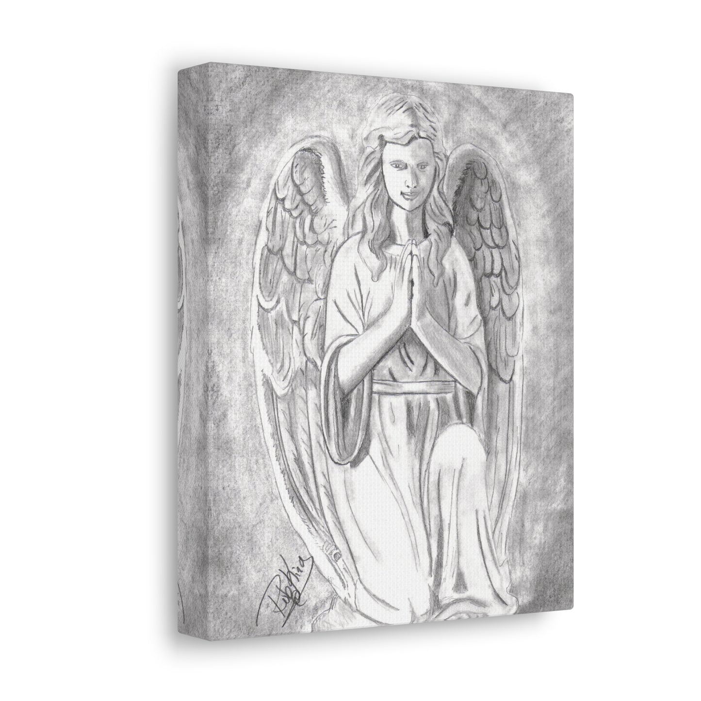 Angel Statue  - Canvas Gallery Wraps