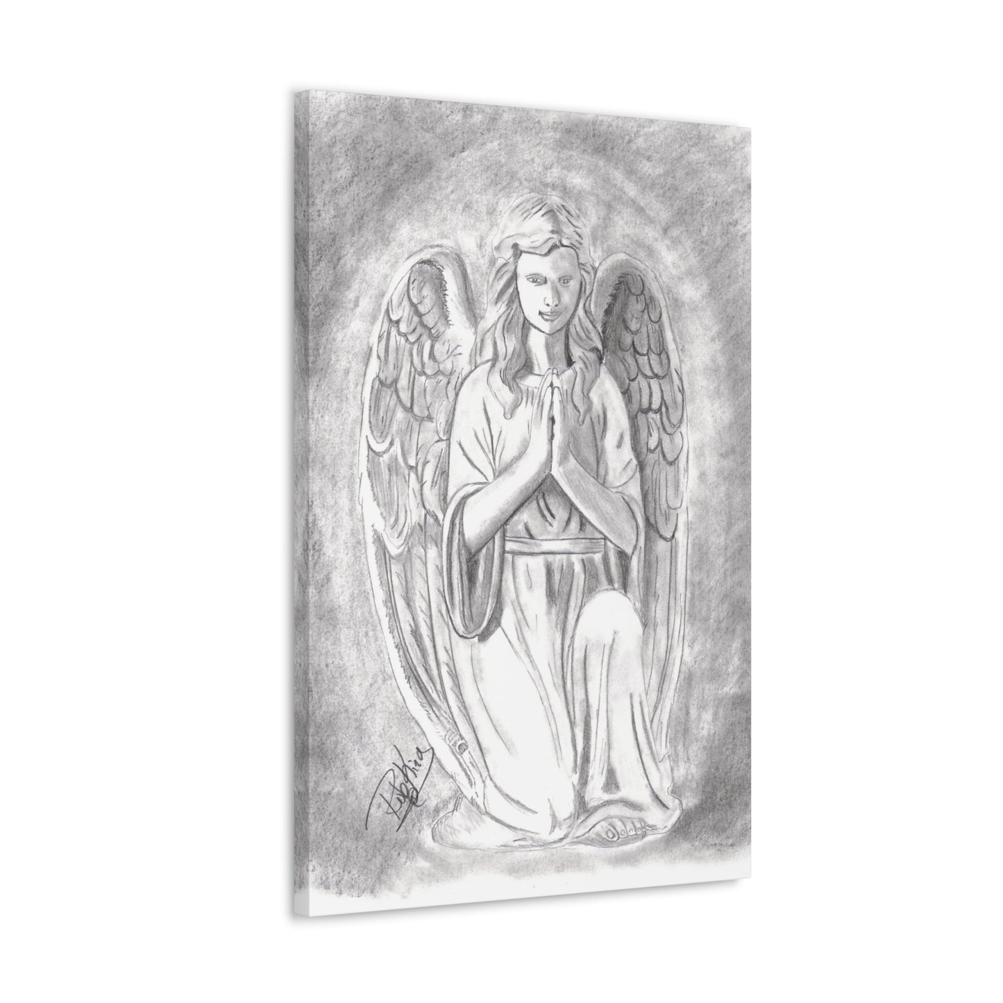 Angel Statue  - Canvas Gallery Wraps