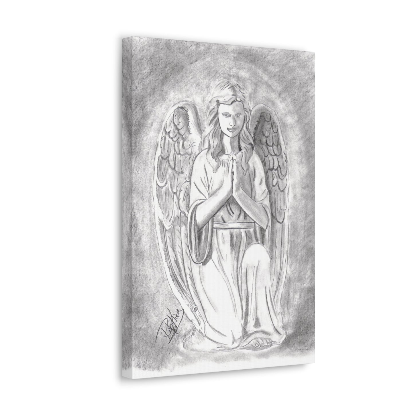 Angel Statue  - Canvas Gallery Wraps