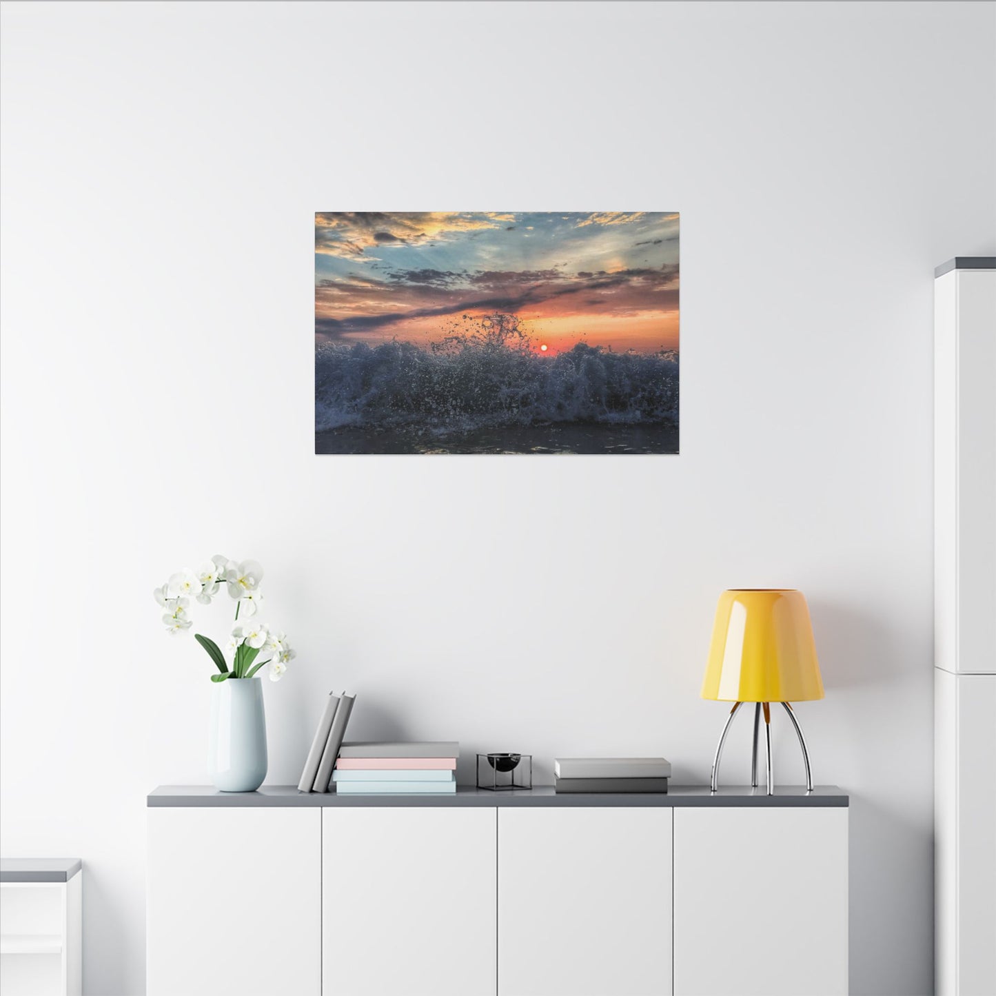 Heavan Meets The Sea - Canvas Wrap