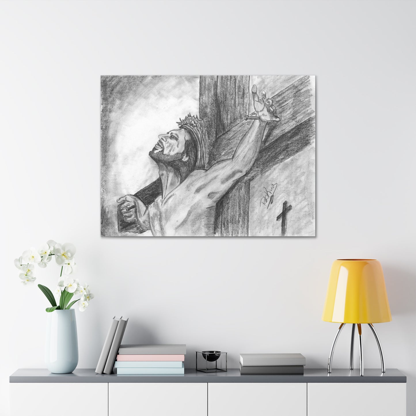 Jesus on Cross - Canvas Gallery Wrap