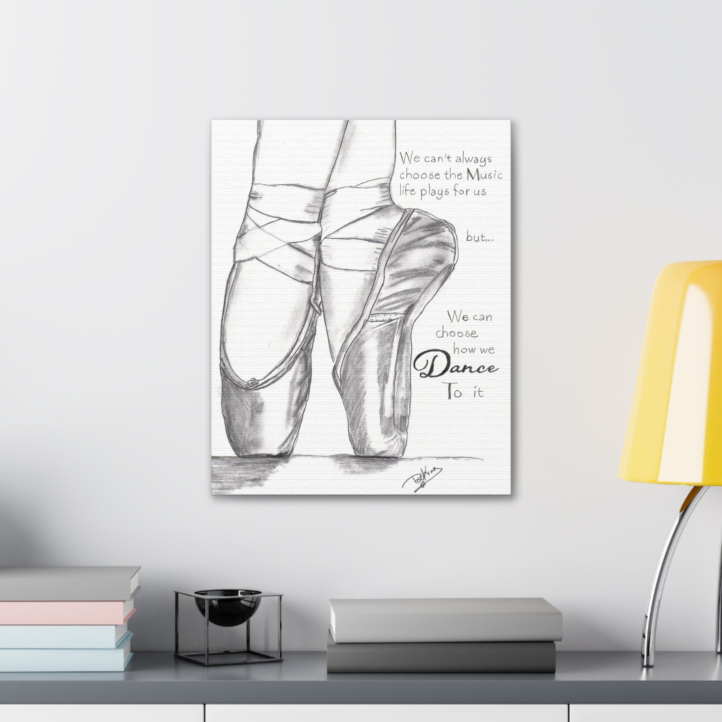 Choose How to Dance - Ballet  - Canvas Gallery Wraps