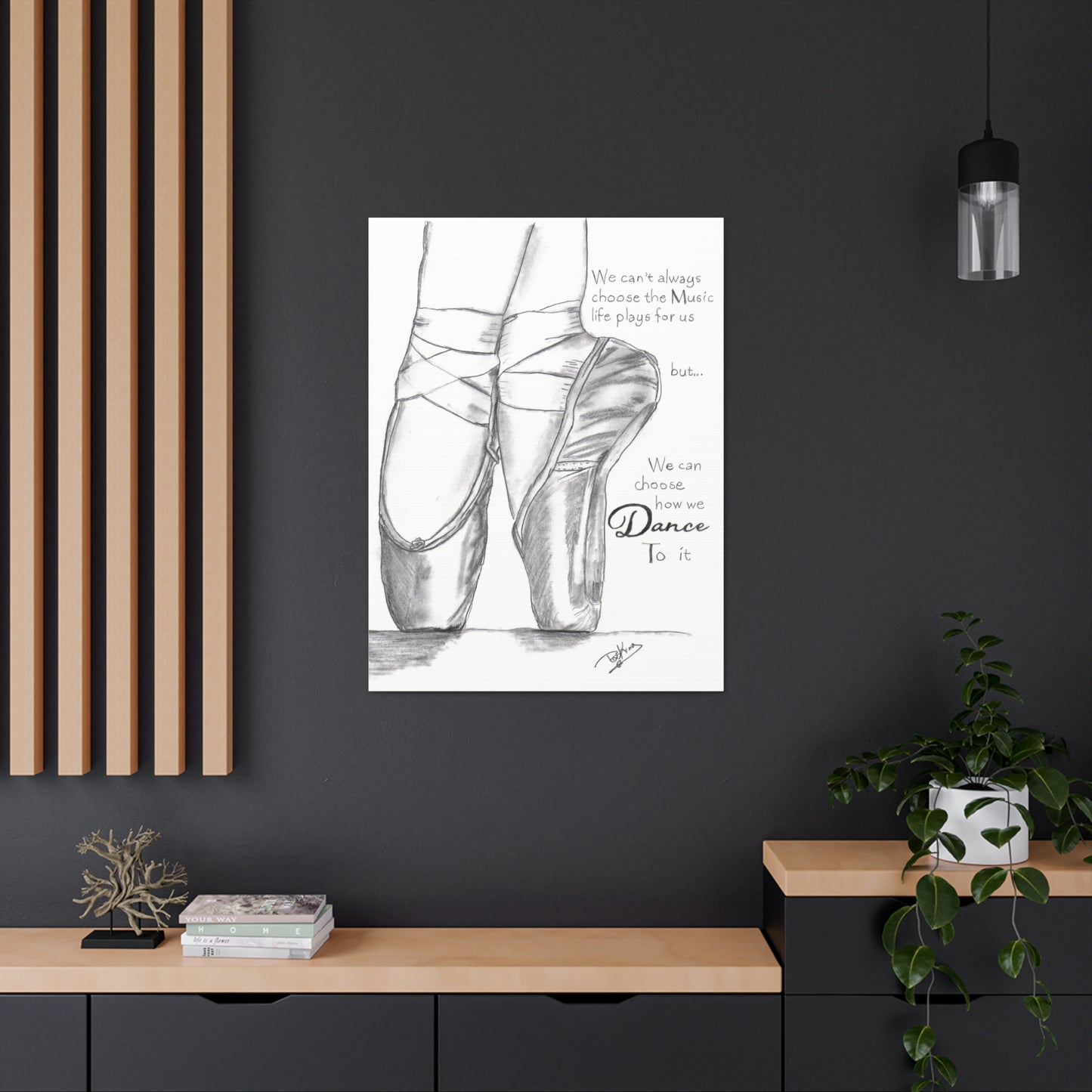 Choose How to Dance - Ballet  - Canvas Gallery Wraps