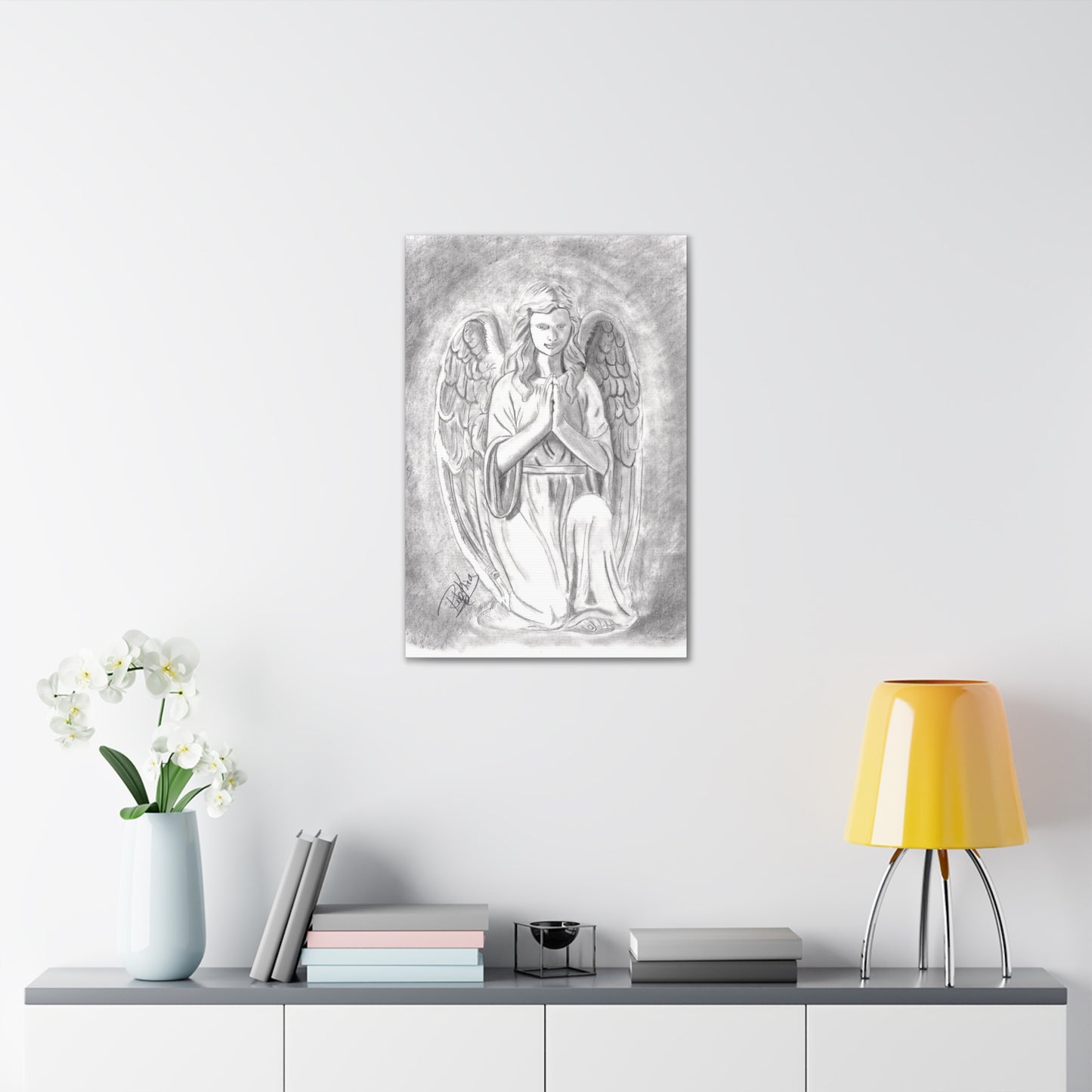 Angel Statue  - Canvas Gallery Wraps