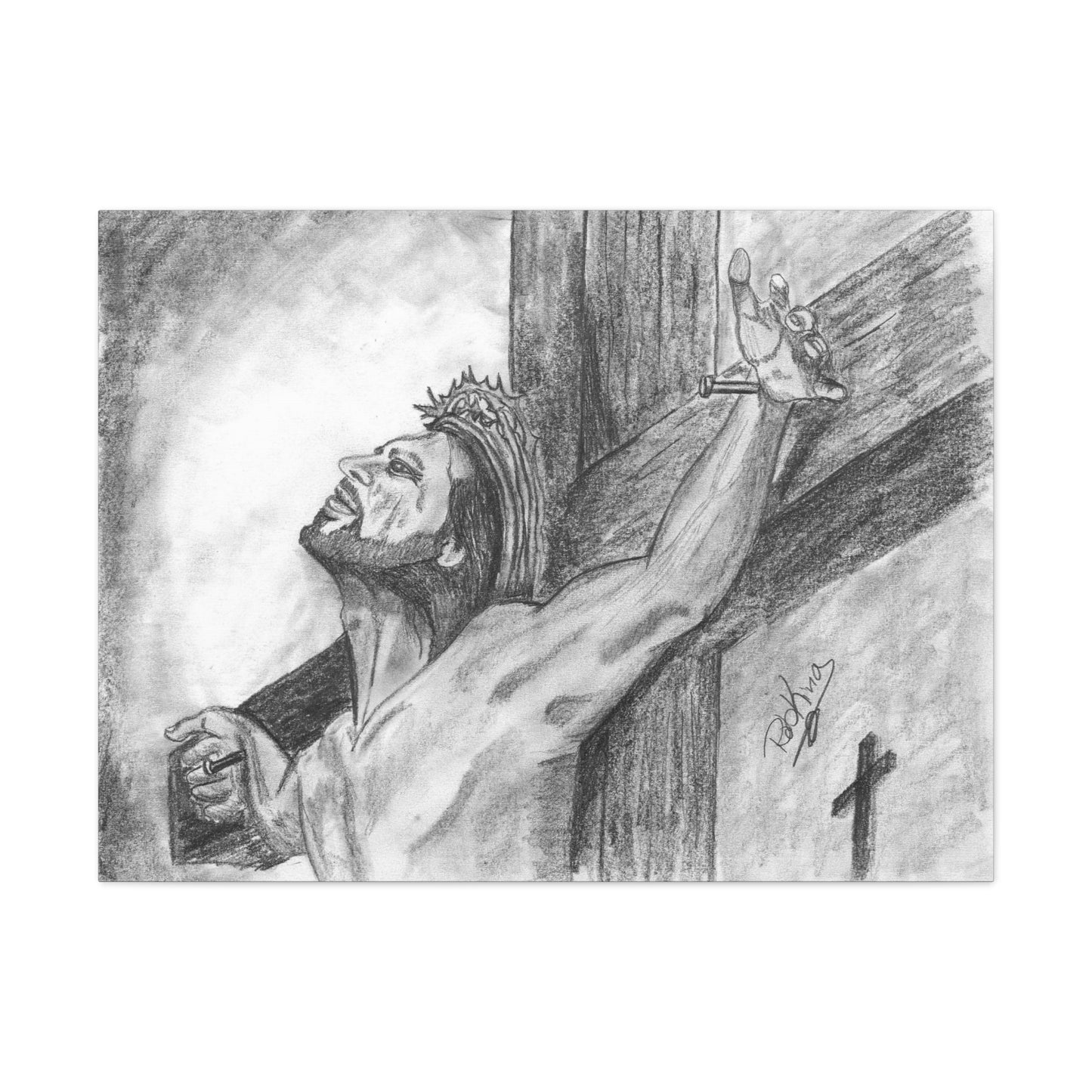 Jesus on Cross - Canvas Gallery Wrap