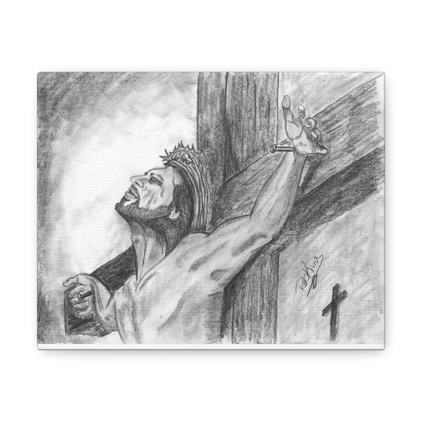 Jesus on Cross - Canvas Gallery Wrap