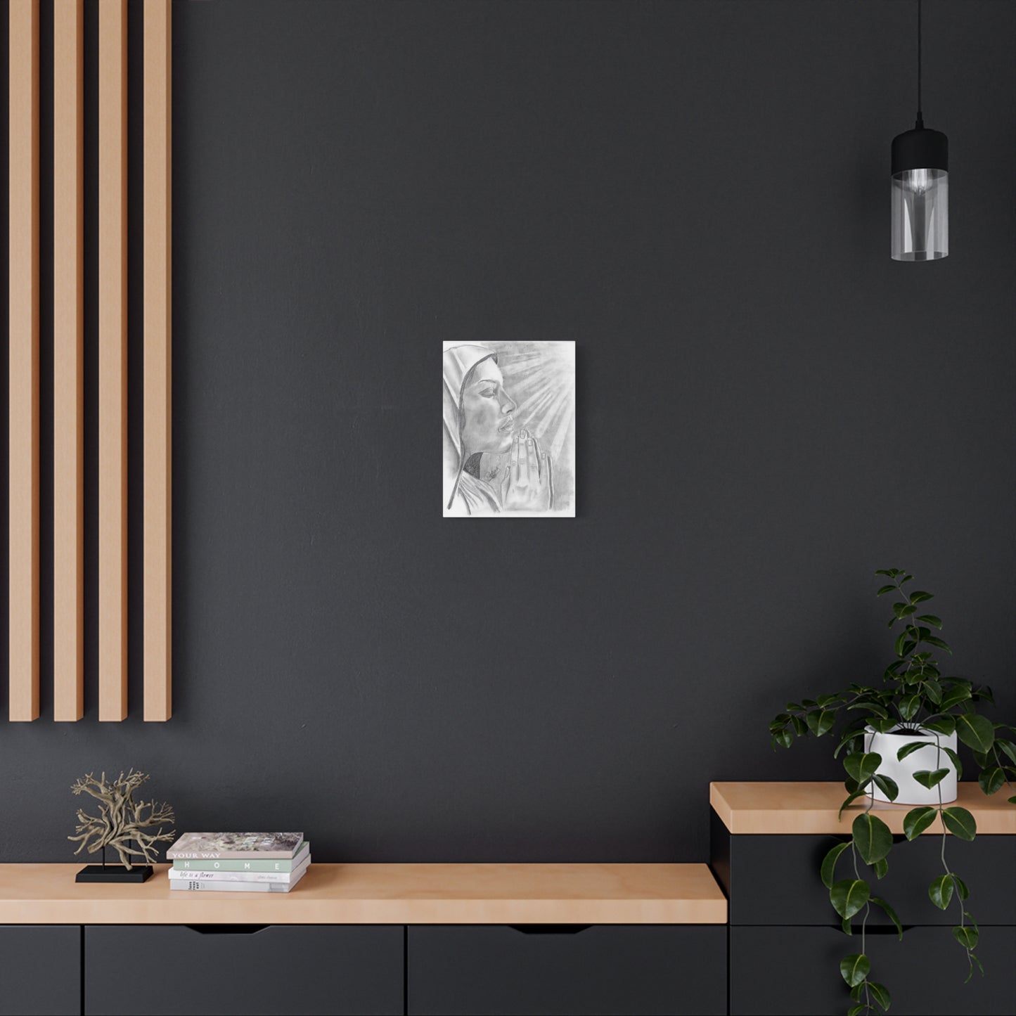 Praying Woman  - Canvas Gallery Wraps