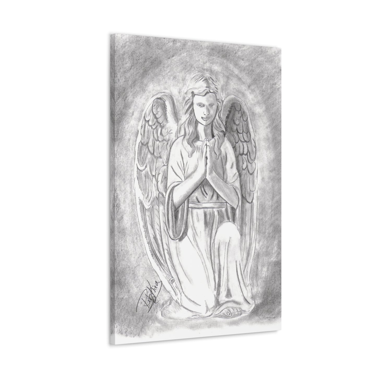 Angel Statue  - Canvas Gallery Wraps