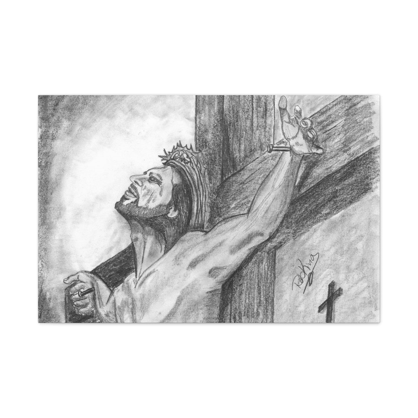 Jesus on Cross - Canvas Gallery Wrap