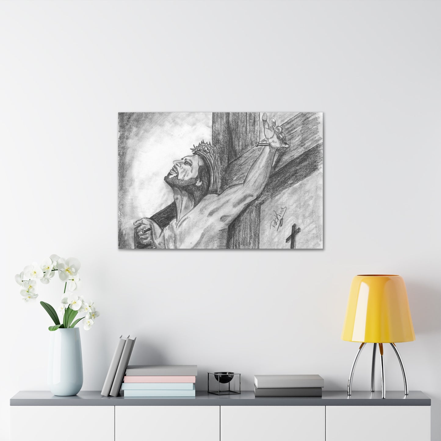 Jesus on Cross - Canvas Gallery Wrap