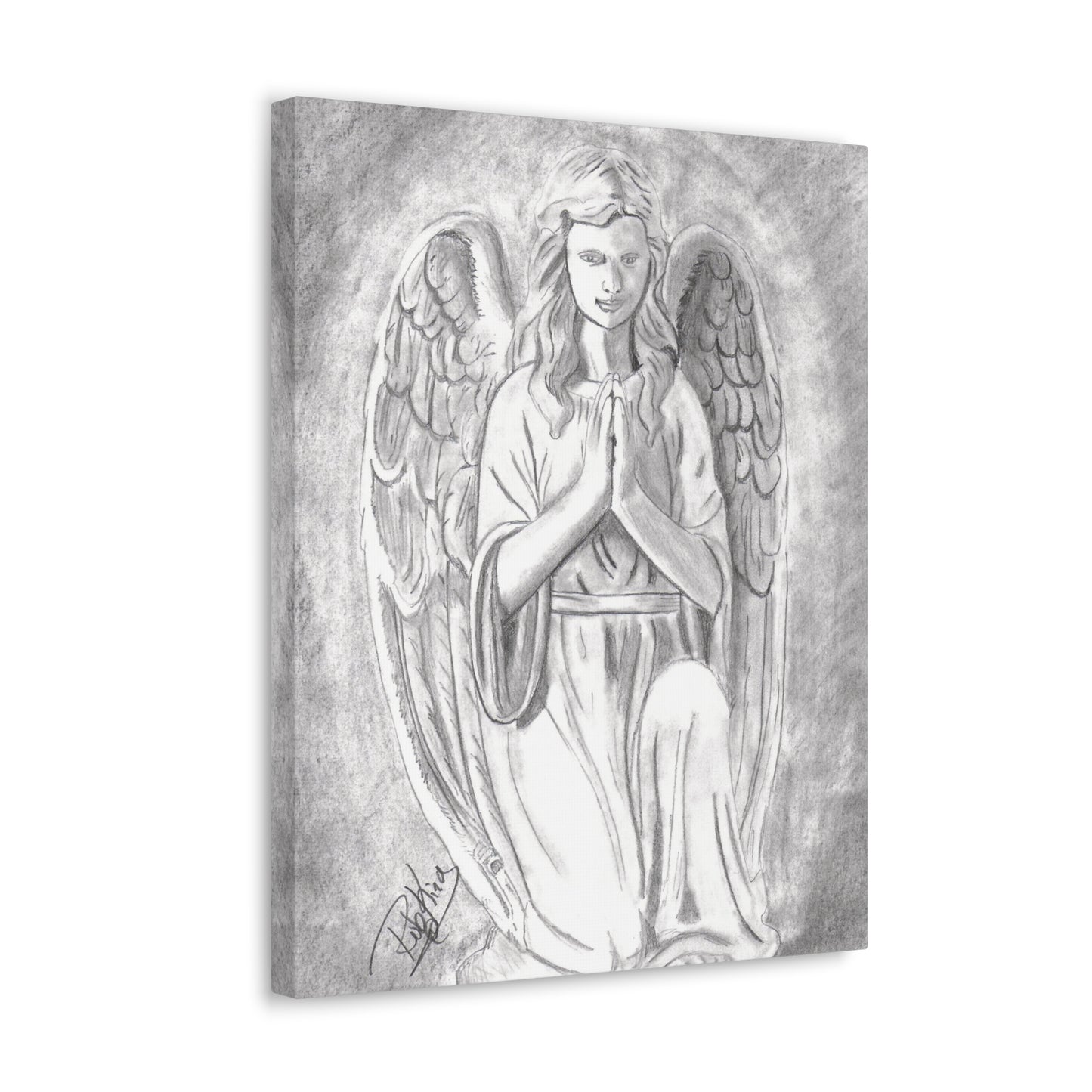 Angel Statue  - Canvas Gallery Wraps