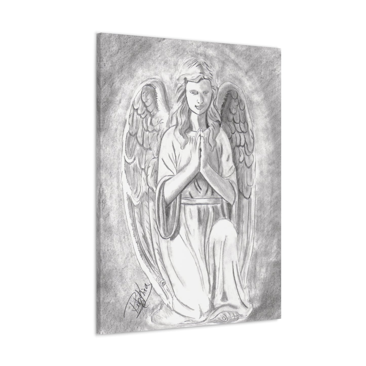 Angel Statue  - Canvas Gallery Wraps