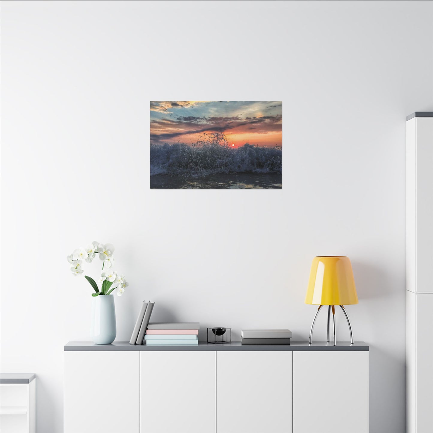 Heavan Meets The Sea - Canvas Wrap