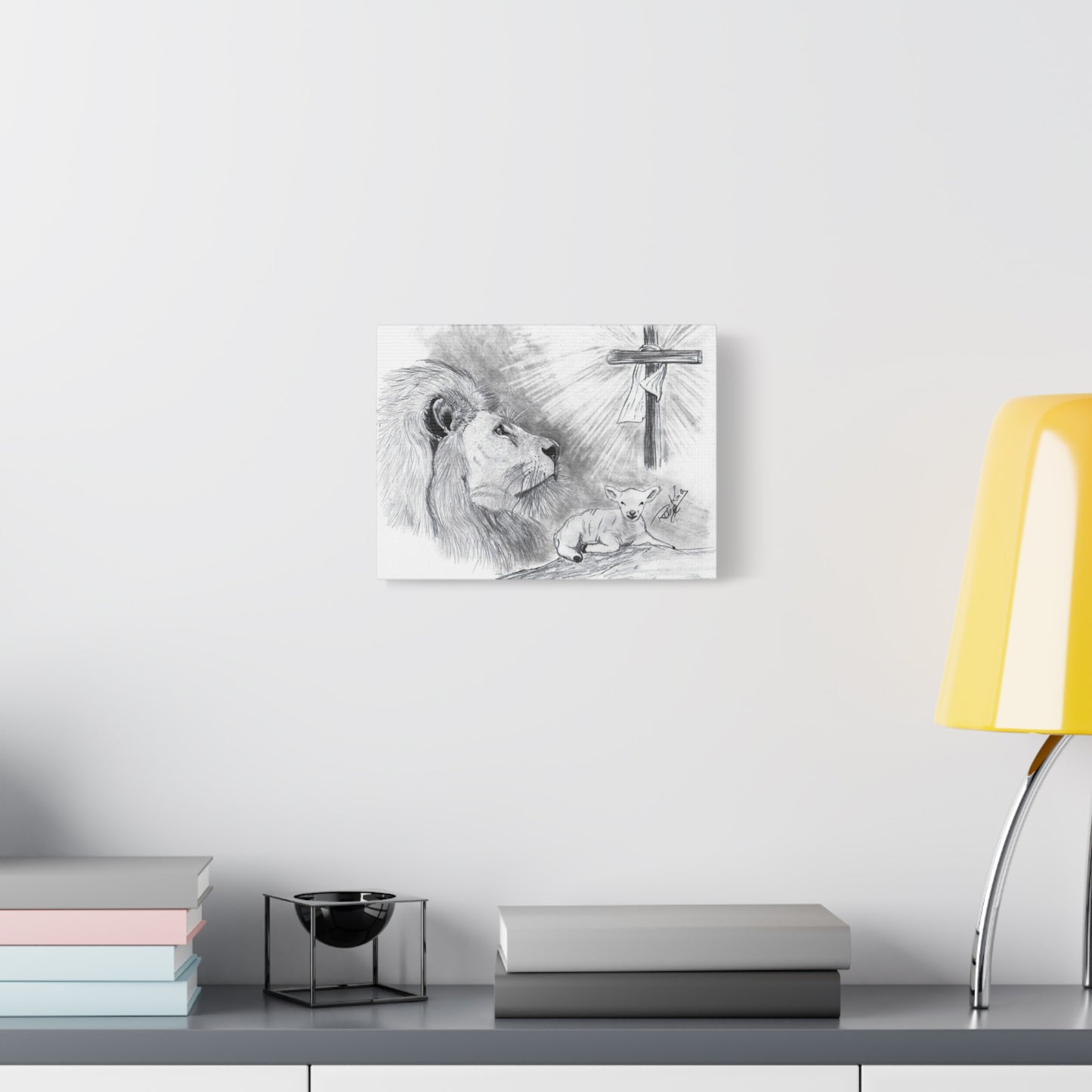 Lion and Lamb - Canvas Gallery Wrap
