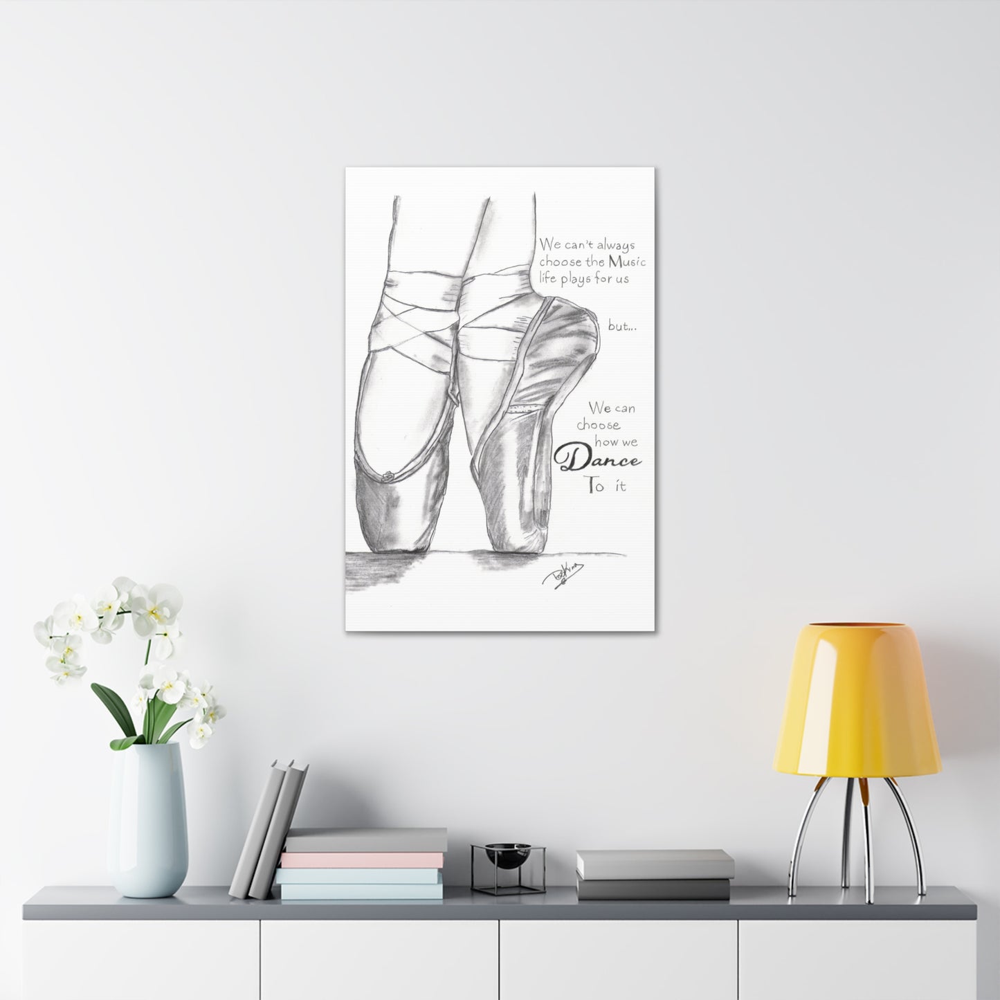 Choose How to Dance - Ballet  - Canvas Gallery Wraps