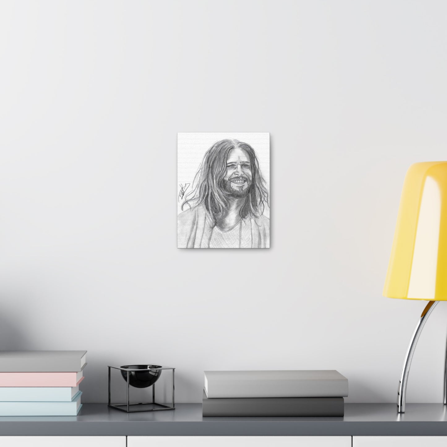 Jesus Smiling  - Canvas Gallery Wraps