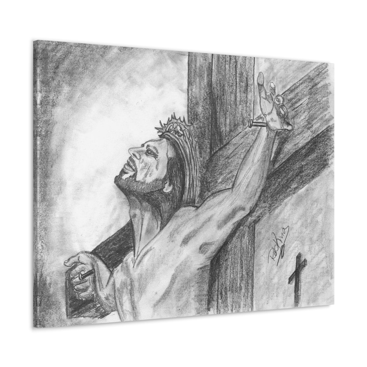 Jesus on Cross - Canvas Gallery Wrap