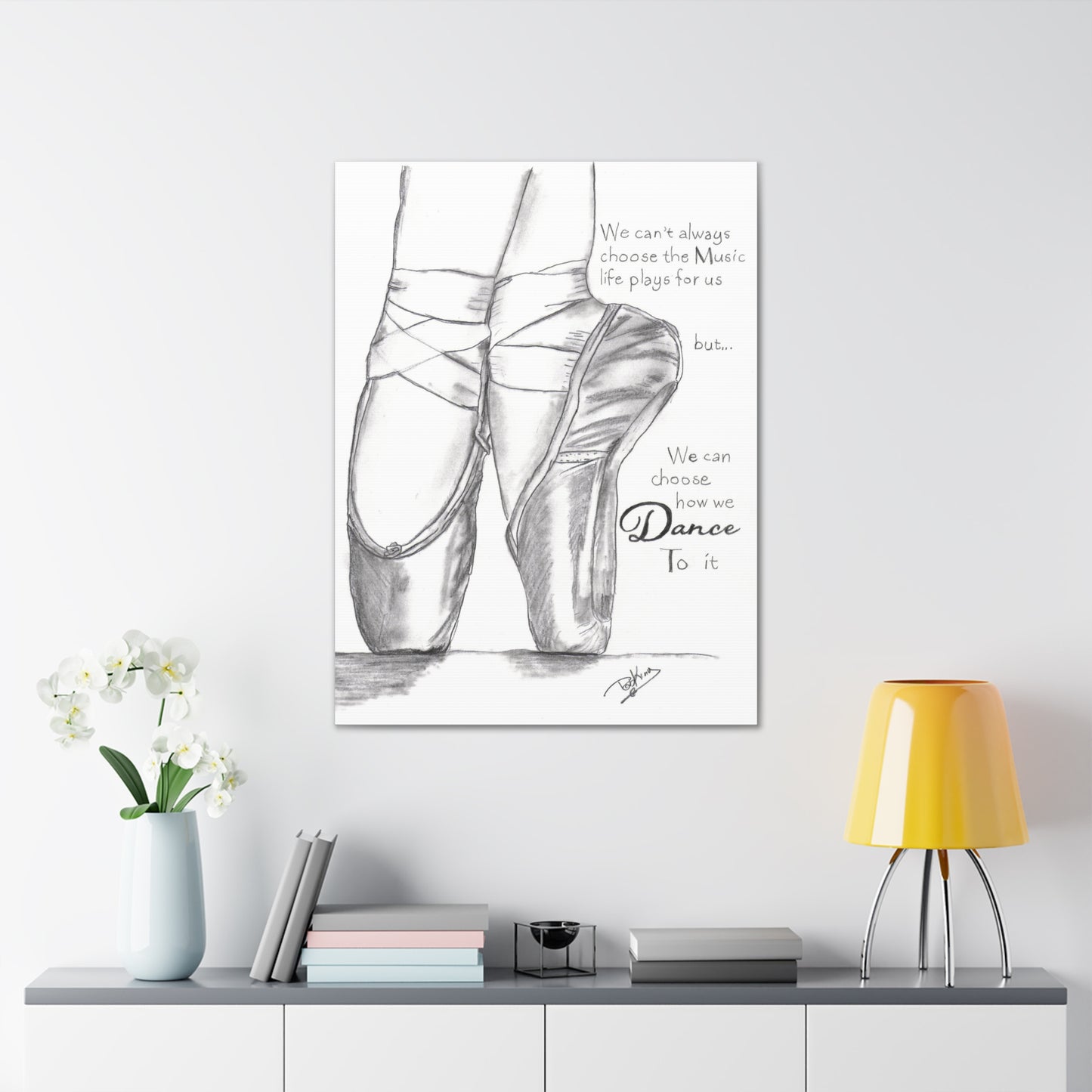 Choose How to Dance - Ballet  - Canvas Gallery Wraps