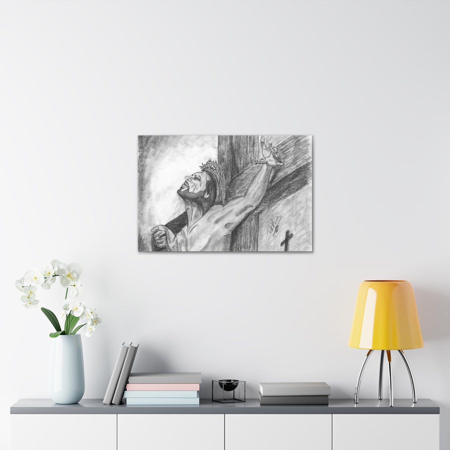 Jesus on Cross - Canvas Gallery Wrap