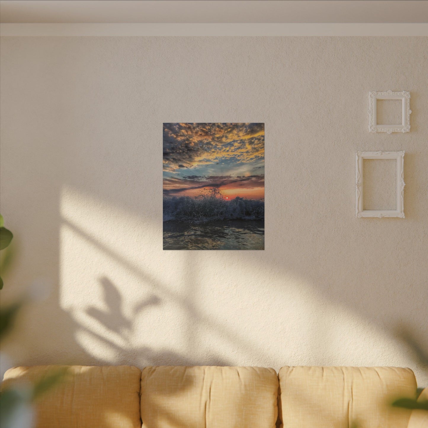 Heavan Meets The Sea - Canvas Wrap