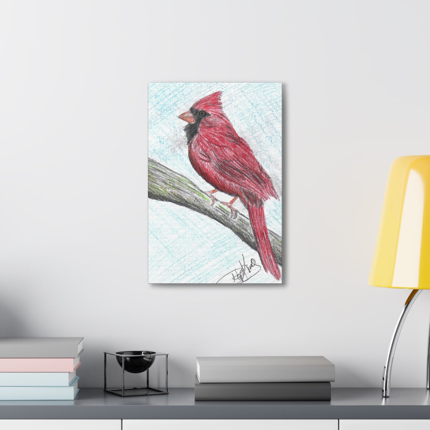 Cardinal in Color  - Canvas Gallery Wraps