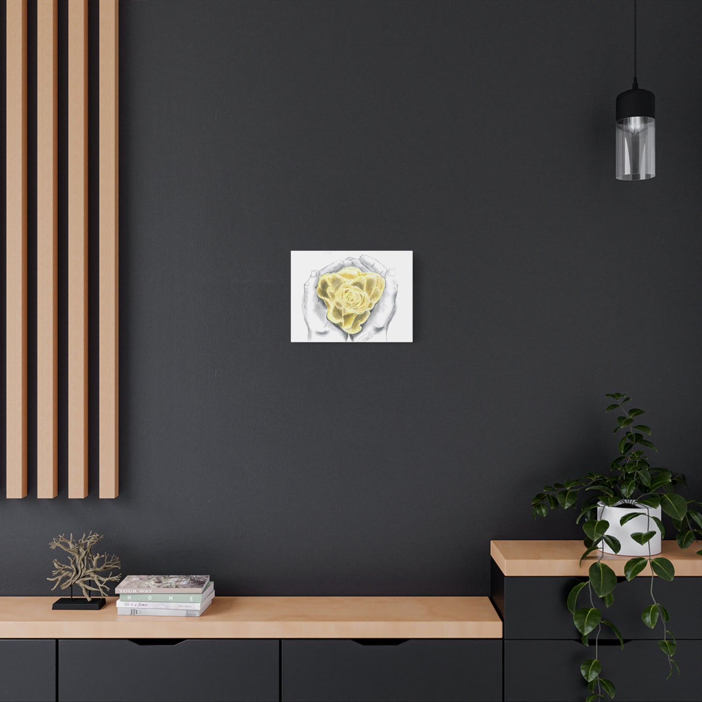 Yellow Rose - Canvas Gallery Wrap