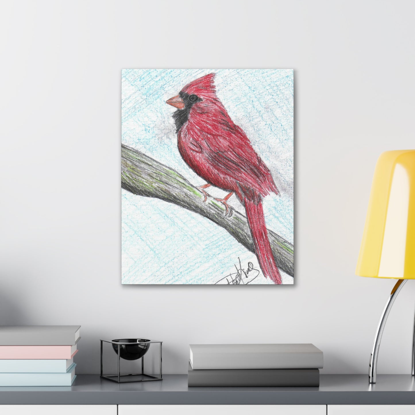 Cardinal in Color  - Canvas Gallery Wraps