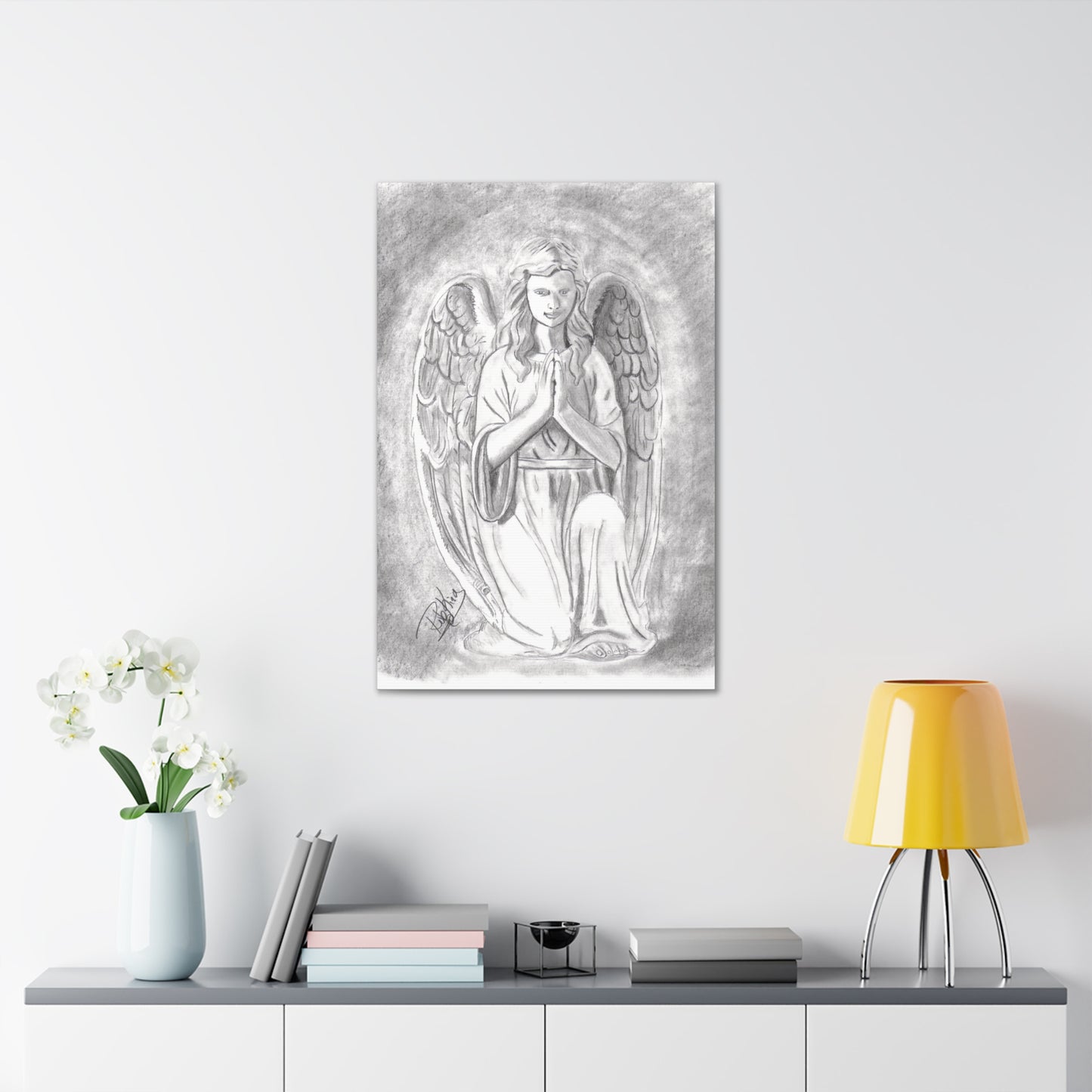 Angel Statue  - Canvas Gallery Wraps